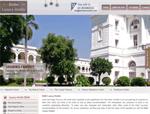Tablet Screenshot of luxury-hotel-delhi.com